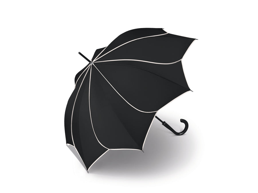 Parapluie droit mixte automatique Sunflower Pierre Cardin noir