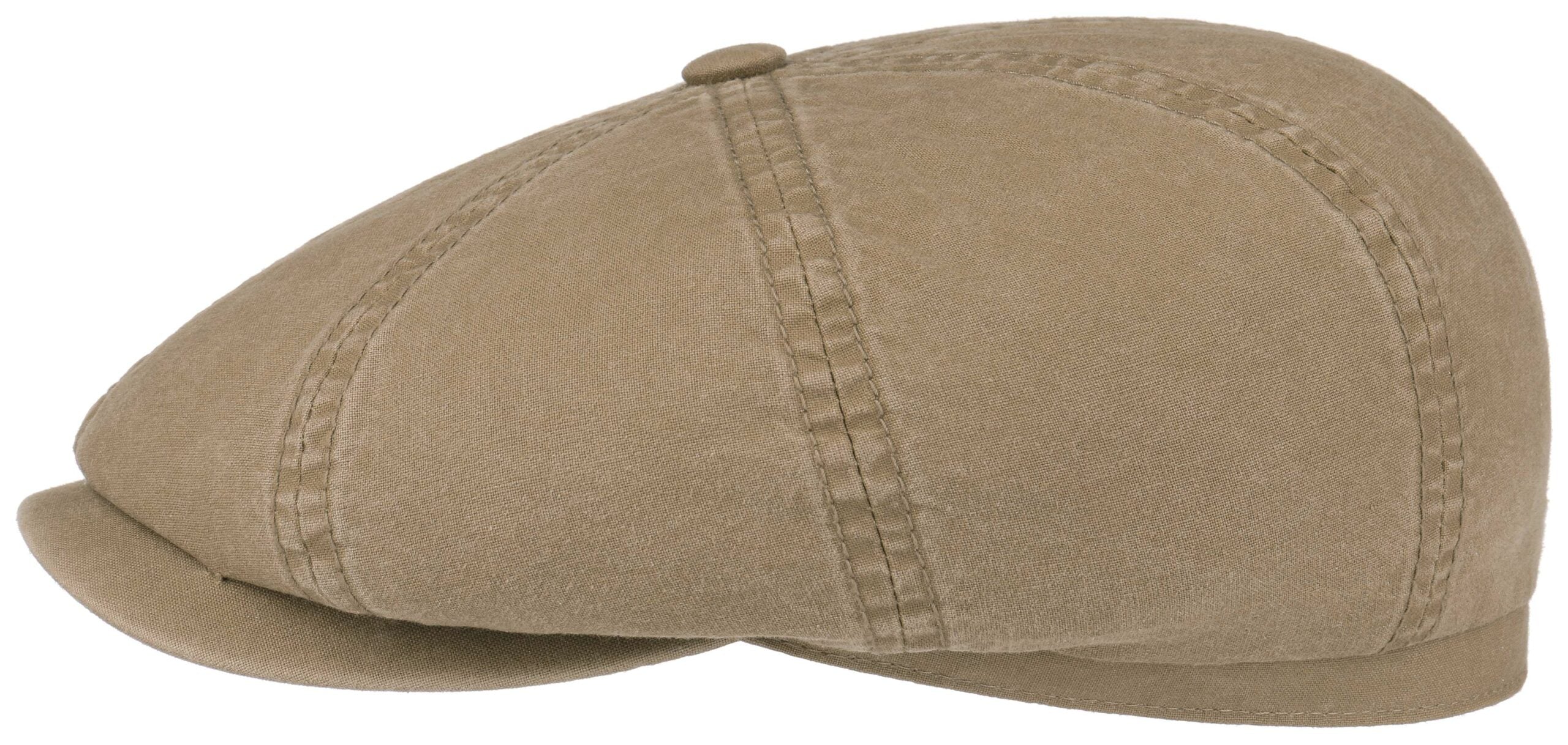 Casquette Gavroche Hatteras Cotton Stetson beige foncé