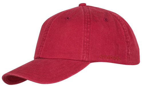Casquette baseball Rector Stetson bordeaux