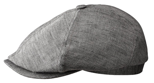 Casquette Brooklin Linen Stetson gris