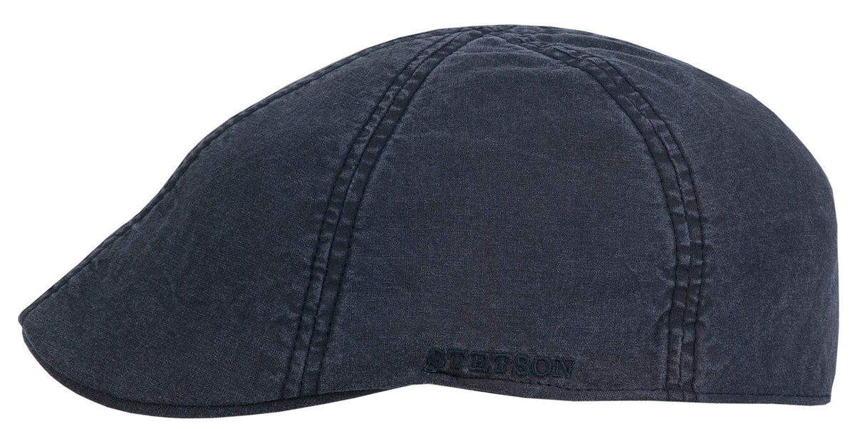 Casquette plate Texas Organic Cotton Stetson marine