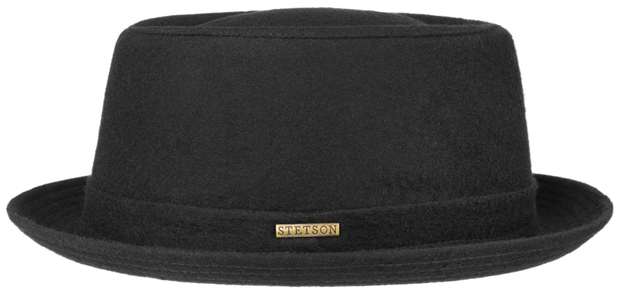 Chapeau Porkpie Wool Stetson noir