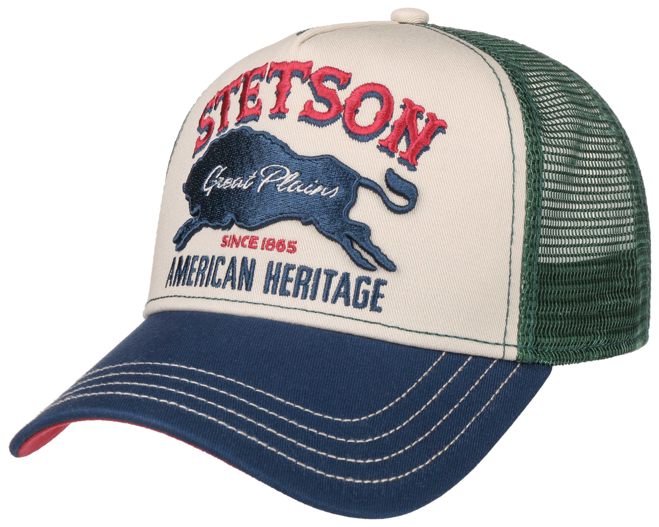 Casquette Trucker Cap Great Plains Stetson bleu