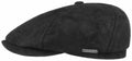 Casquette plate McCook Stetson cuir noir