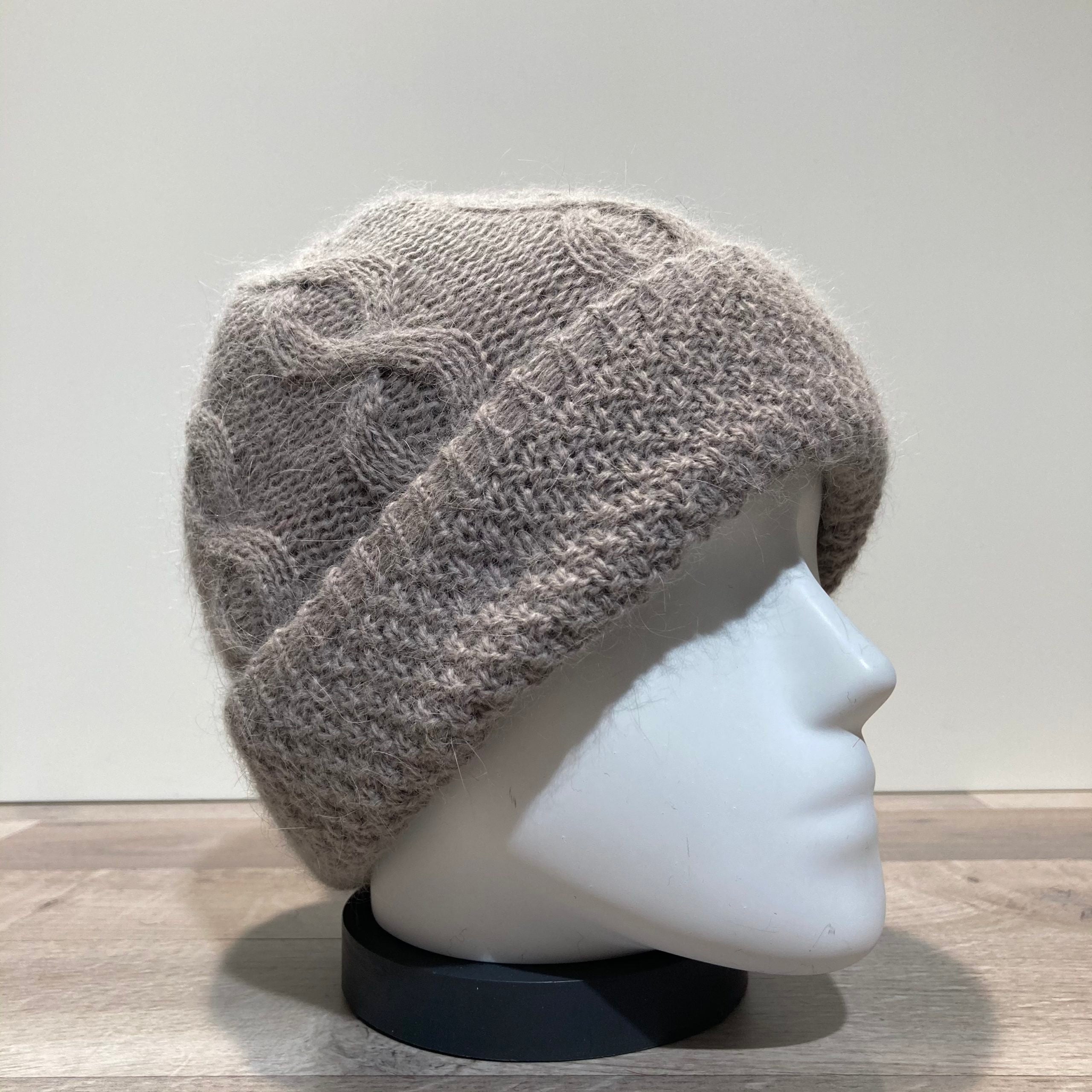 Bonnet angora beige
