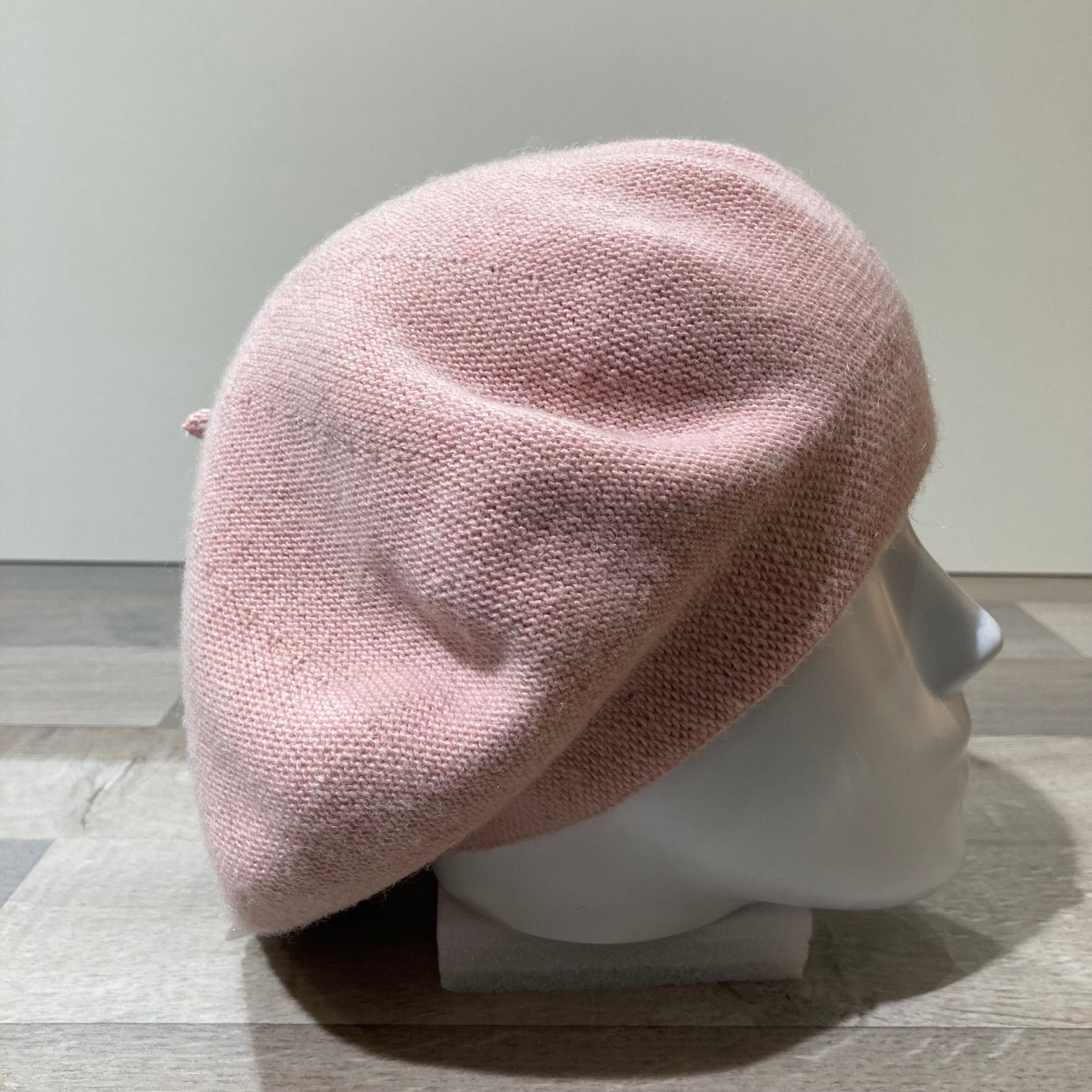 Béret rose clair