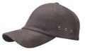 Casquette baseball Liberty Stetson cuir marron