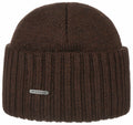 Bonnet en tricot Northport Merino Wool Stetson marron