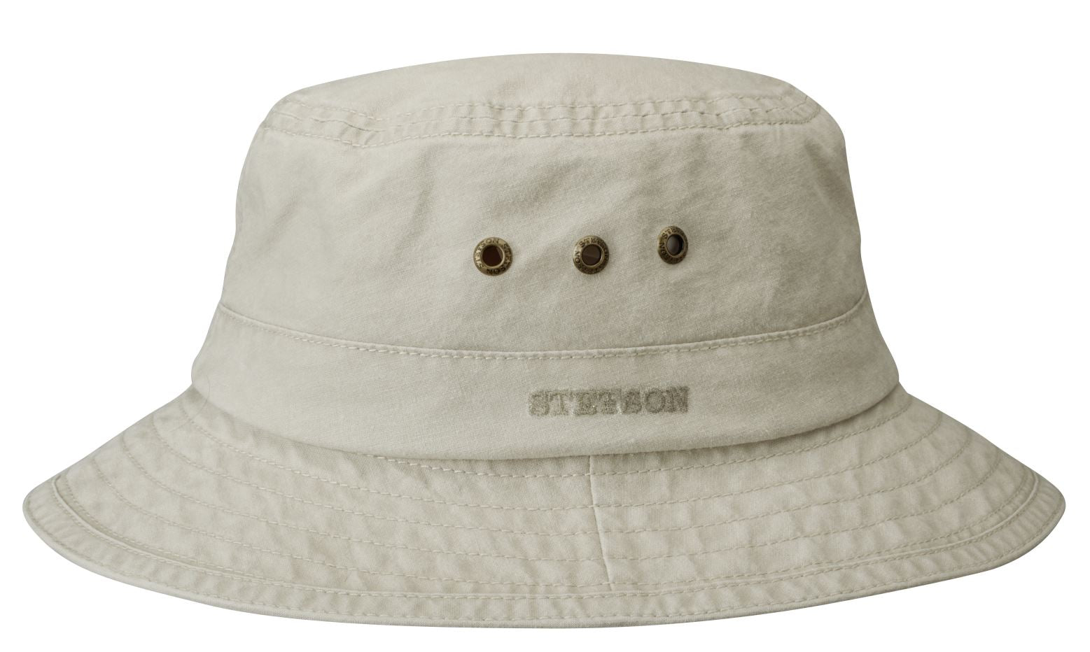 Chapeau Bob Reston Delave Organic Cotton Stetson beige