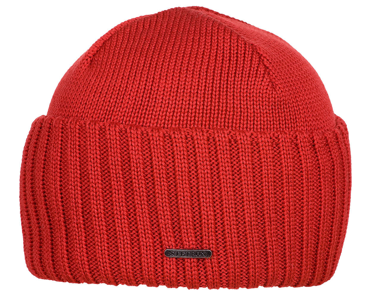 Bonnet en tricot Northport Merino Wool Stetson rouge