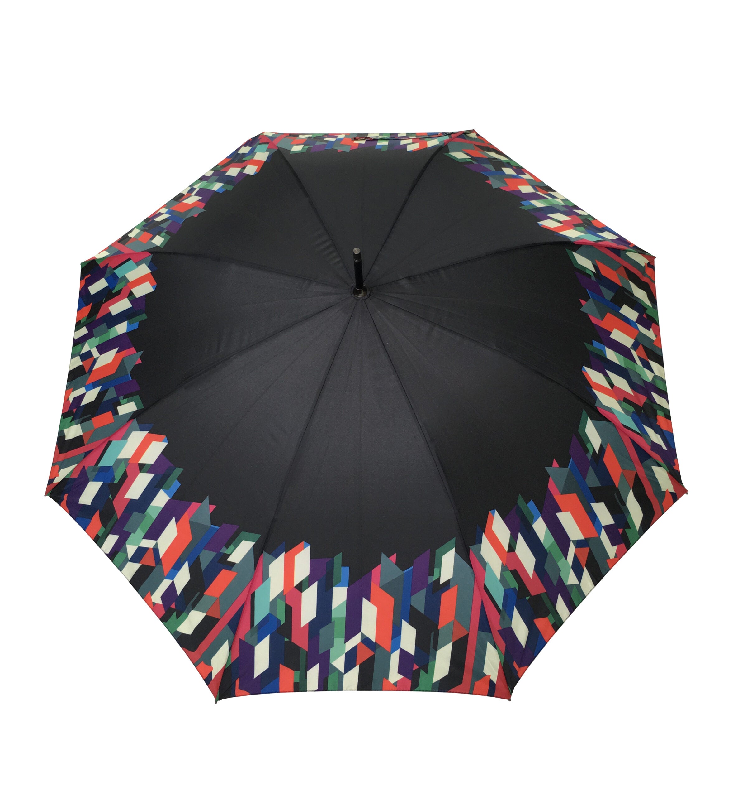 Parapluie droit femme automatique Geometric Colors