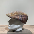 Casquette lin patch beige doublée