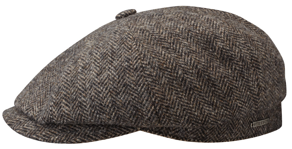 Casquette Hatteras Classic Wool Stetson marron foncé