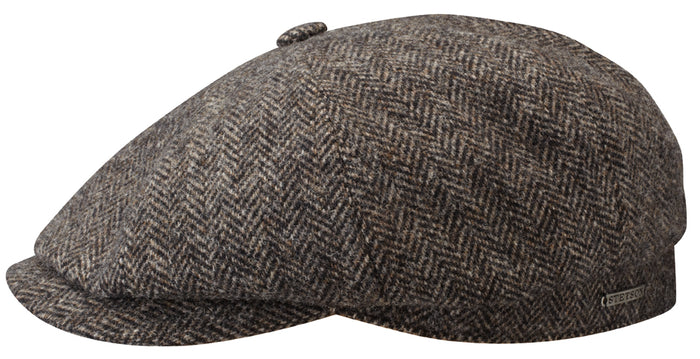 Casquette Hatteras Classic Wool Stetson marron foncé