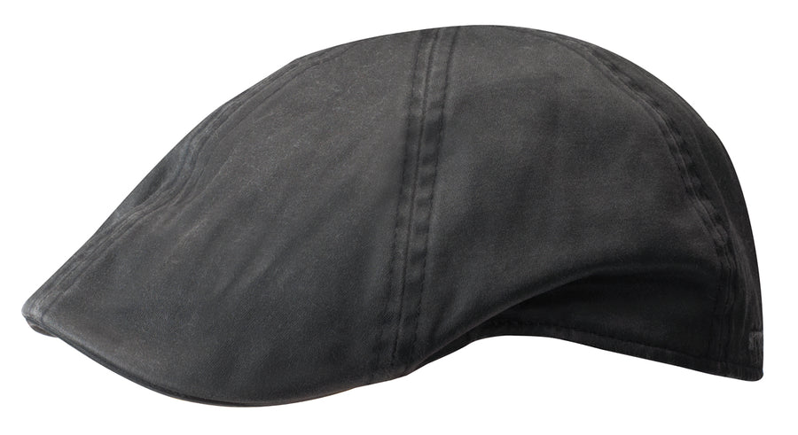 Casquette plate Level Stetson noir