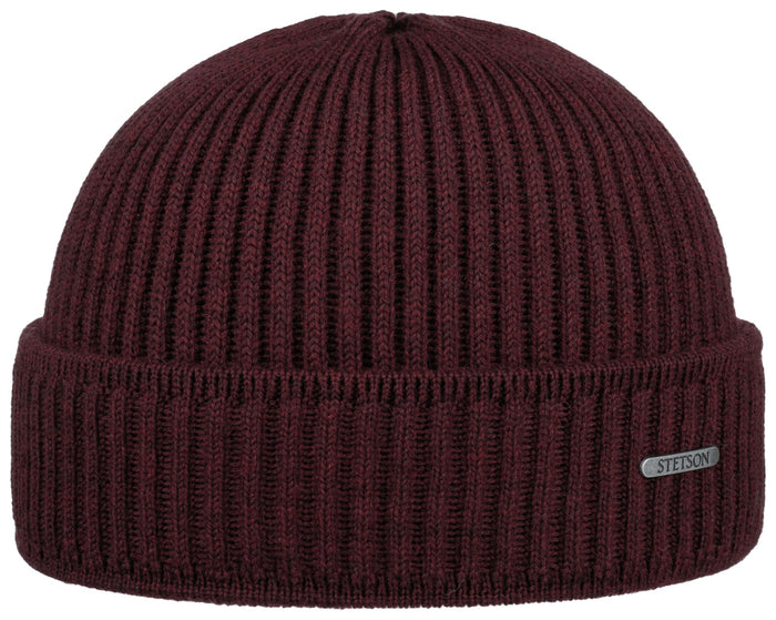 Bonnet en tricot Parkman Stetson bordeaux