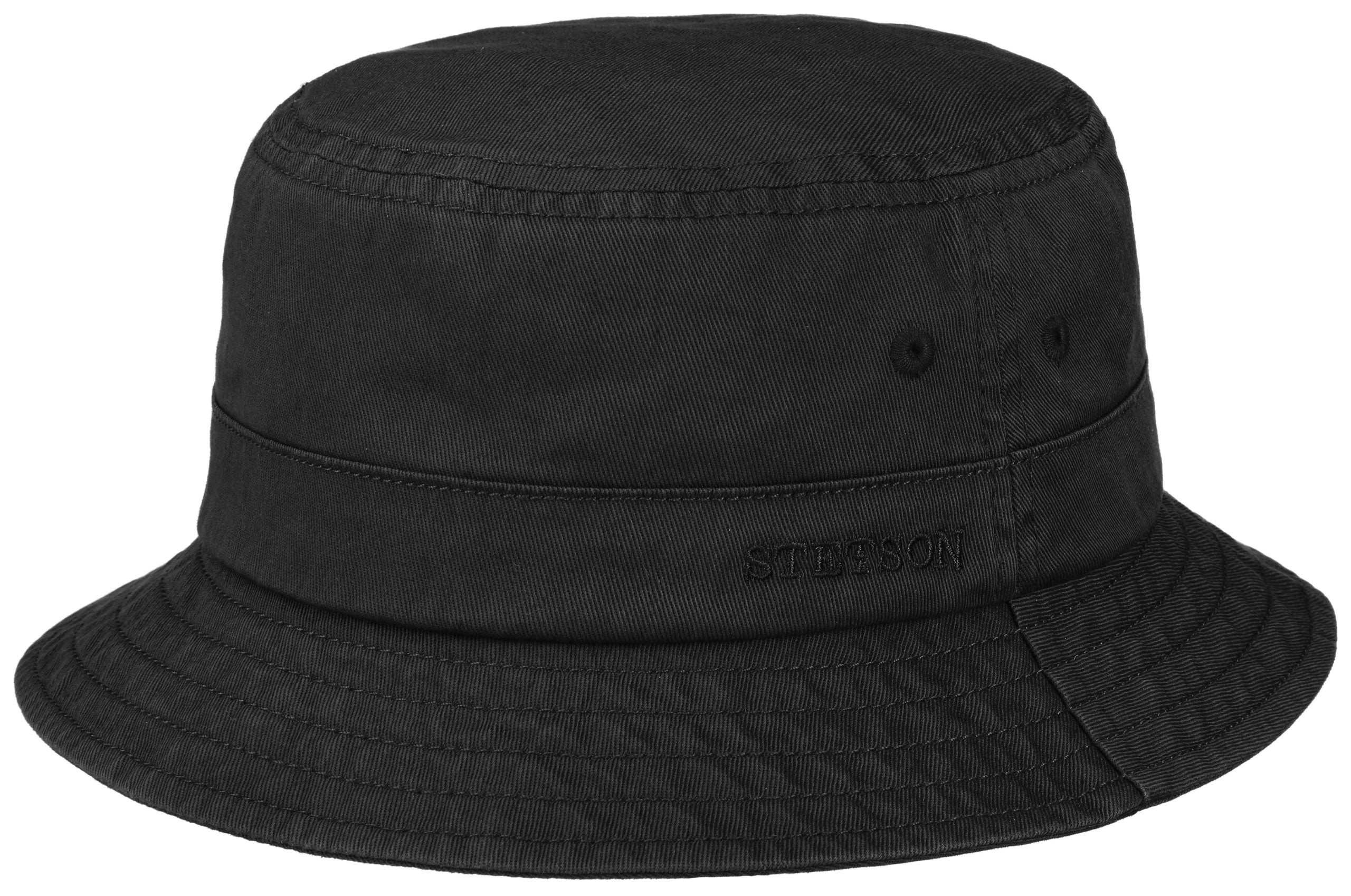 Chapeau Bob coton Twill Stetson noir