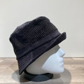 Chapeau bob Eba velours noir doublure polaire