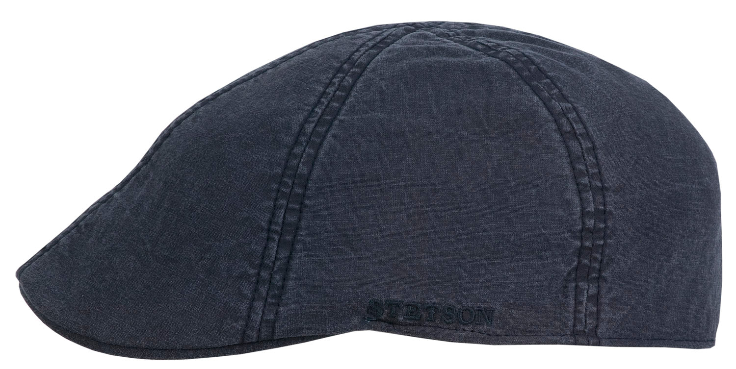 Casquette plate Texas Organic Cotton Stetson marine