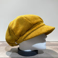 Casquette gavroche polaire élastiquée moutarde